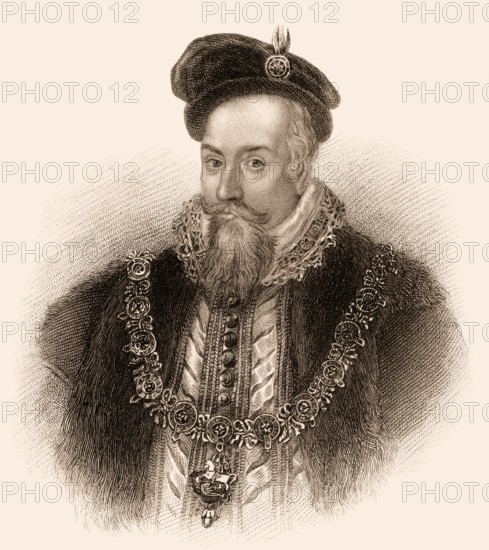 Robert Dudley, 1. Earl of Leicester, 1532-1588, englischer Adliger und enger Freund von Elisabeth I.