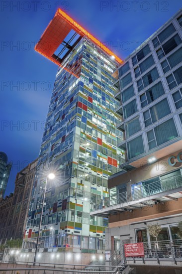 Innside Hotel by night, Düsseldorf, Germany