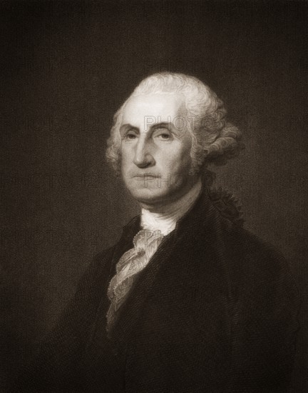 George Washington, 1732 - 1799, the first president of the United States of America