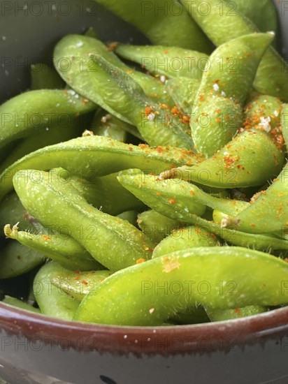 Asian dish, vegan, appetiser, edamame, food, Stuttgart, Baden-Württemberg, Germany