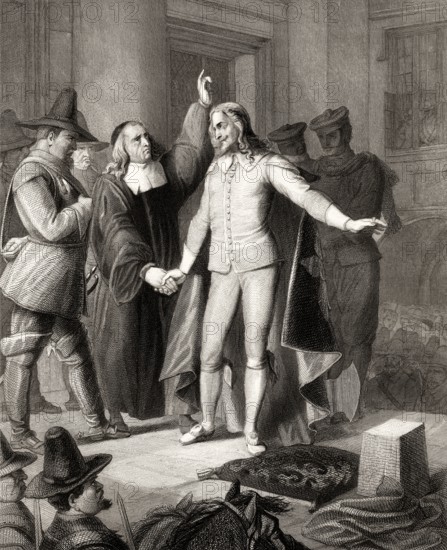 The execution of Charles I, 1600, 1649, king of England, Scotland and Ireland