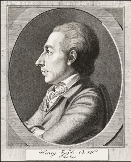 Henry Fuseli or Johann Heinrich Füssli, 1741 – 1825, Swiss painter, draughtsman and writer, digitally edited