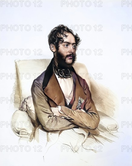 August Ritter von Henikstein (1802-1840), Wholesaler, Historical, digitally restored reproduction from a 19th century original, Record date not stated