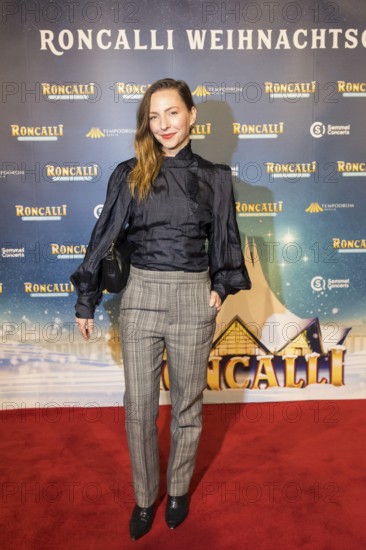 Katharina Schüttler at the premiere of the 20th Original Roncalli Weihnachtscircus in Berlin's Tempodrom on 20 December 2024