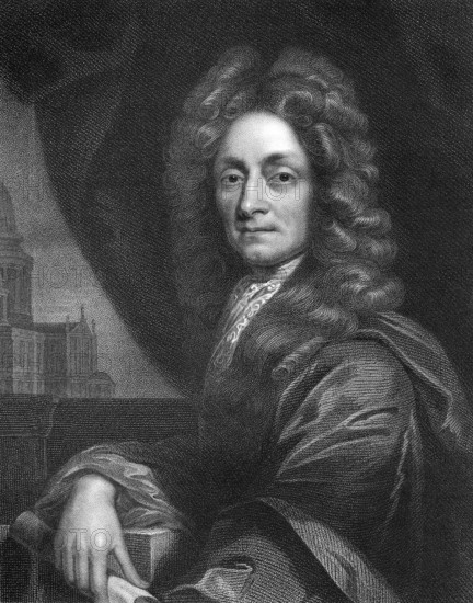 Sir Christopher Michael Wren, 1632 - 1723, an English architect