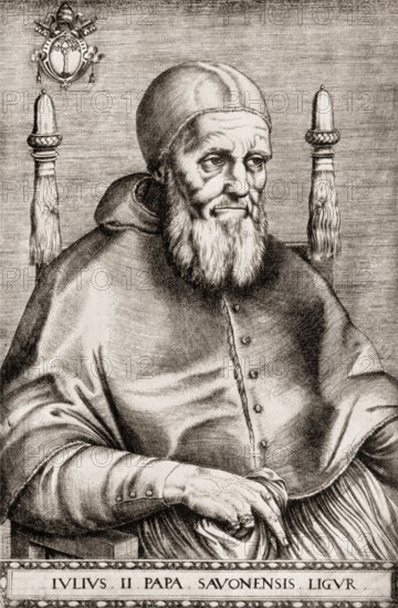Pope Julius II, 1443 – 21 February 1513, Pope from 1 November 1503 to his death
