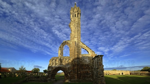 Europe, Scotland, Great Britain, England, landscape, cathedral, St. Andrews