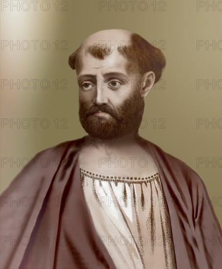Pope Alexander I, Alessandro I, Bishop of Rome from c. 107 to his death c. 115, digitally edited