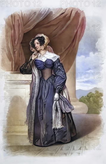 Sophie Countess Potocka, née Branicka (born 1792), woman of Athur Potocki. Benefactress, Historical, digitally restored reproduction from a 19th century original, Record date not stated