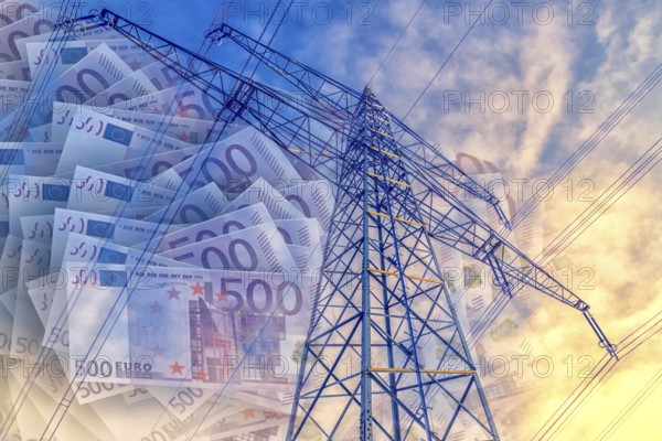 Symbol, Germany, Europe, infrastructure and networks, sabotage, espionage, reliability, hacker attacks, attacks, Russian terror, Ukraine war, network charge system, 5G expansion, data network, profit, loss, Internet connections, data processing, mobile communications, slowness, speed, industry, power grid, accident, security