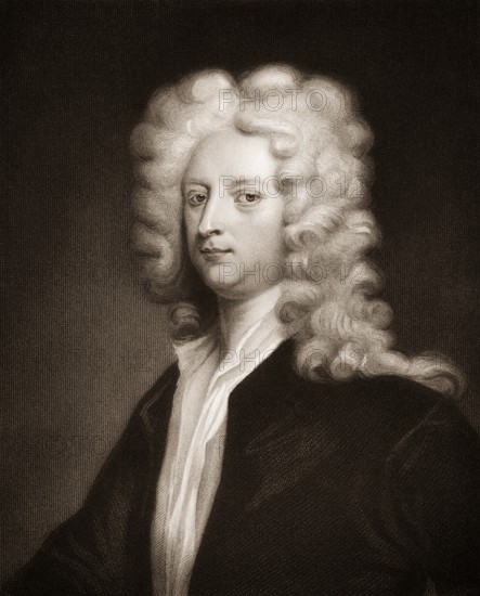 Joseph Addison, 1672 - 1719, an English essayist, poet, playwright, and politician, Joseph Addison, 1672 - 1719, ein englischer Dichter, Politiker und Journalist der Aufklärung