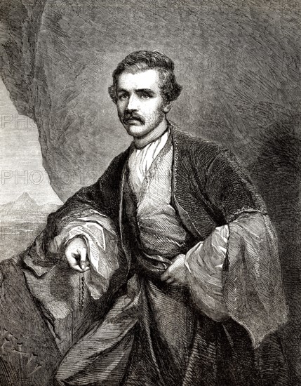 The Rt Hon Sir Austen Henry Layard, ein englischer Archäologe, Kunsthistoriker und Diplomat