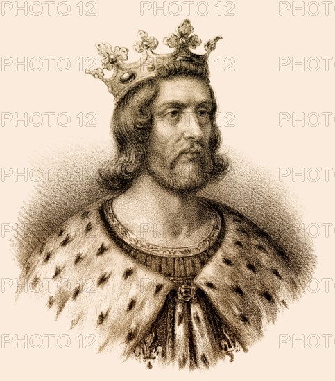 Thierry III, Theoderic, Theodoric, Theuderic III, or Theuderich III., 654-691, king of Neustria, Burgundy, Austrasia, king of all the Franks