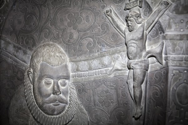 Epitaph for Johann von Grone, St.Michael Church, Kirchbrak, district of Holzminden, Weserbergland, Lower Saxony, Germany