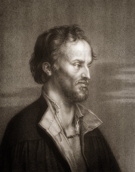 Philipp Melanchthon or Philipp Schwartzerdt, 1497 - 1560, a German philologist, philosopher, humanist, theologian and reformer, Philipp Melanchthon oder Philipp Schwartzerdt, 1497 - 1560, ein deutscher Philologe, Philosoph, Humanist, Theologe und Reformator