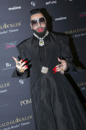 Harald Glööckler at the Harald Glööckler My Style Rocks Dinner at the Ermelerhaus in Berlin on 29 January 2025