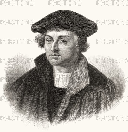 Johann Bugenhagen or Pomeranus or Dr. Pommer, 1485, 1558, a German reformer