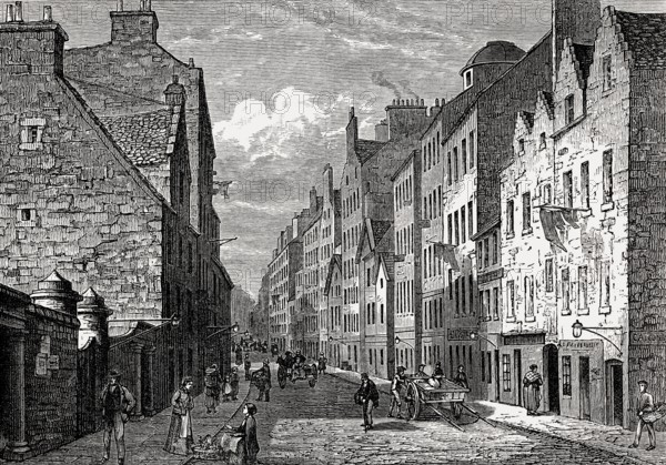 The Canongate, Edinburgh, Scotland, 18th century