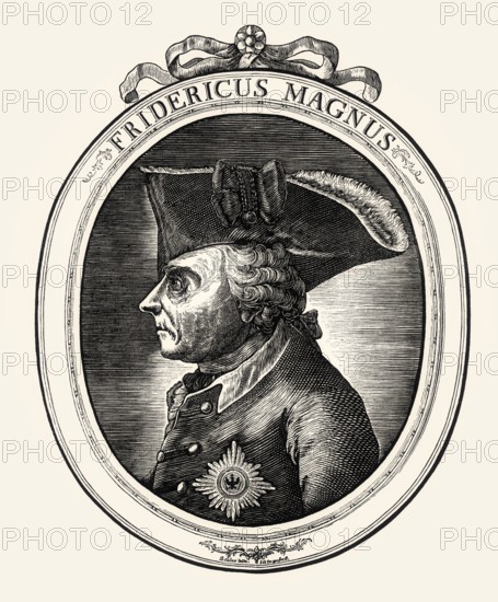 Frederick II or Frederick the Great or Alter Fritz, 1712, 1786, by Johann Georg Unger, 18th century, digitally restored