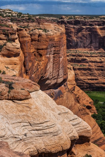 Rock formation in Chelly Canyon National Park, Arizona, USA