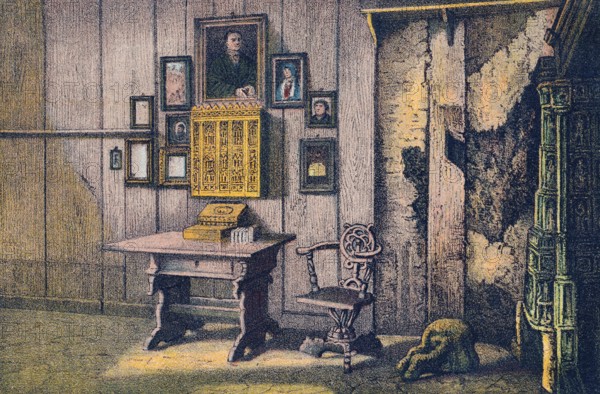 The Luther Room, Wartburg castle, Germany