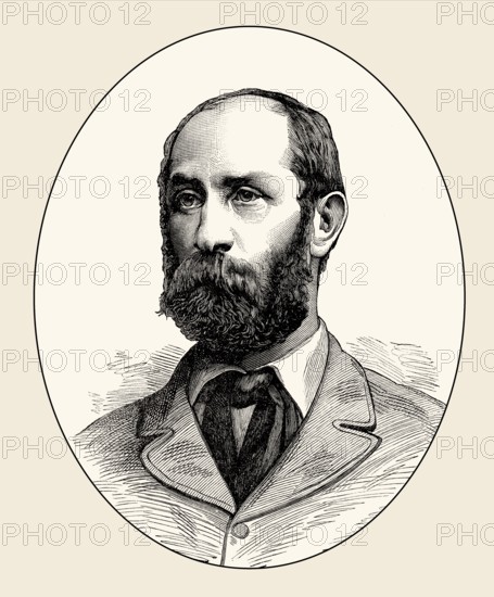 Major General Sir George Pomeroy Colley, 1835–1881, a British Army officer, Governor and Commander-in-Chief of Natal, South Eastern Africa, From British Battles on Land and Sea, by James Grant