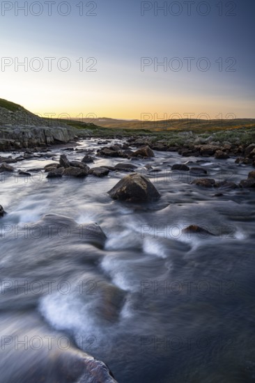 River in the Hardangervidda plateau, Norway