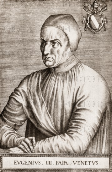 Pope Eugene IV, 1383 – 23 February 1447, was Pope from 3 March 1431 to his death