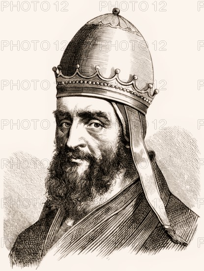 Pope Urban III, born Uberto Crivelli, reigned from 25 November 1185 to his death in 1187