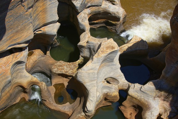 South Africa, Africa, Bourke's Luck Potholes, rocky landscape, Mpumalanga