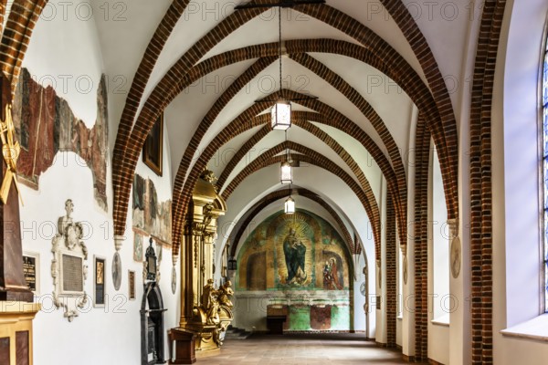 Cloister, Franciscan Church, 1249, Krakow, Poland
