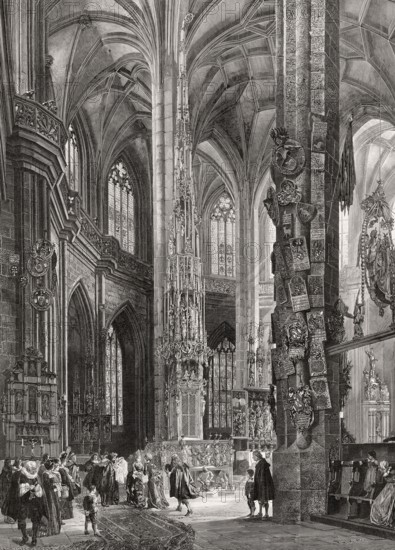 St. Lorenz church, Nuremberg, Germany, Europe, 16th century