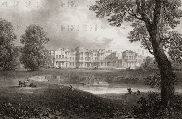 St James's Park, Buckingham Palace, London, England, after William Gauci, 1823