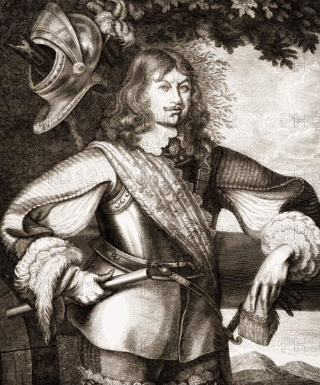 Carl Gustaf Wrangel, 1613 - 1676, a Swedish noble, statesman and military commander in the Thirty Years' War