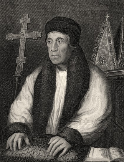 William Warham, ca. 1450 - 1532, englischer Kirchenmann und Staatsmann