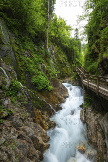 Magical Wimbach Gorge in Ramsau in Berchtesgadener Land