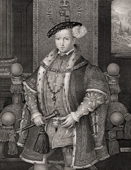 Edward VI, 1537-1553, King of England and Ireland