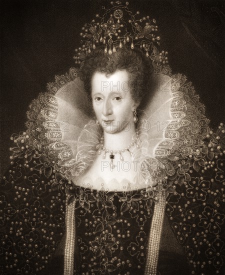 Elizabeth I, 1533 - 1603, Queen of England 1558 - 1603, Tudor dynasty