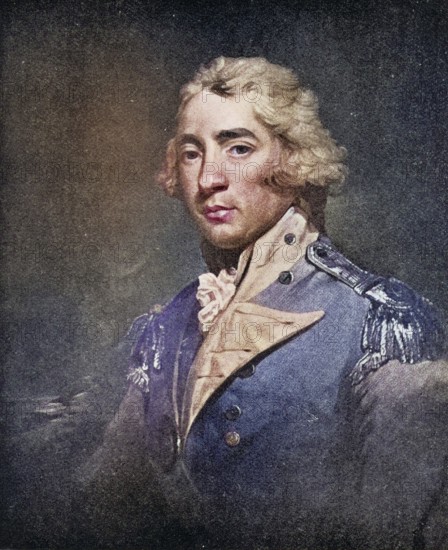 Thomas Graham, Lord Lynedoch, 1748-1843, British General. From a mezzotint after the painting by J. Hoppner, Historic, digitally restored reproduction from a 19th century original, Record date not stated