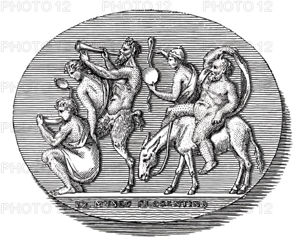 Antique gemstone relating to a carnival song or canto carnascialesco, Florence, late fifteenth century