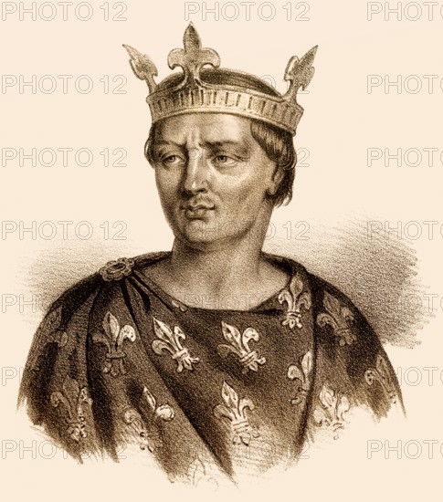 Robert II, 972-1031, called the Pious, le Pieux, the Wise, or le Sage, King of the Franks, Robert II., 972-1031, genannt der Fromme, König von Frankreich