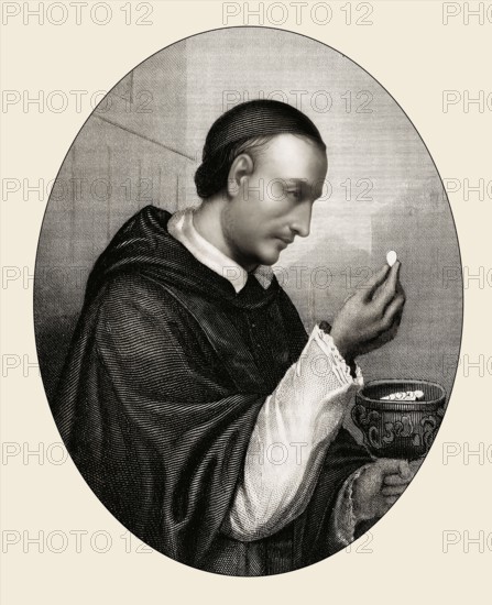 Pope Alexander VII, Alessandro VII, Alexandre VII, Alejandro VII, born Fabio Chigi, 1599 – 1667, ruler of the Papal States from 1655 until his death in 1667, digitally edited