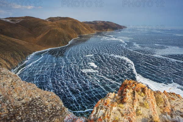 Russia, Siberia. Situated in south-east Siberia, the 3.15-million-ha Lake Baikal is the oldest (25 million years) and deepest (1, 700 m) lake in the world. It contains 20% of the world's total unfrozen freshwater reserve. UNESCO World Heritage