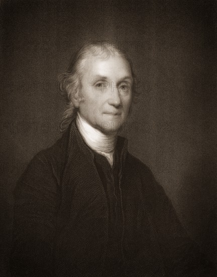 Joseph Priestley, 1733 - 1804, an English theologian, clergyman, natural philosopher, chemist, educator, and political theorist