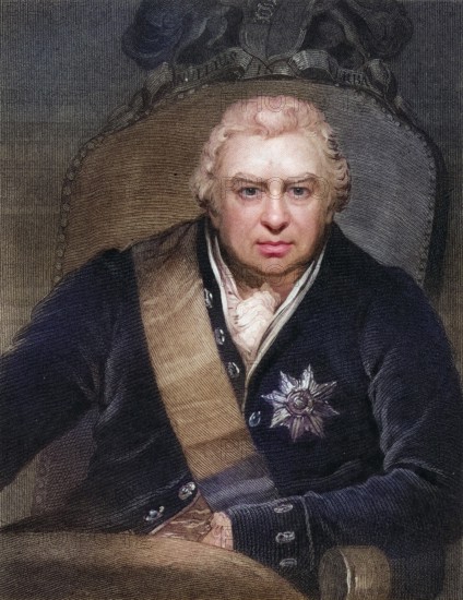 Sir Joseph Banks, Baronet Banks, 1743-1820, British explorer and naturalist. From the book Gallery of Portraits, published in 1833, Historic, digitally restored reproduction from a 19th century original, Record date not stated