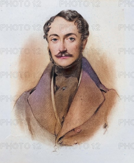 Karl Friedrich Wilhelm Emich Prince of Leiningen (born 12 September 1804 in Amorbach died 13 November 1856 at Waldleiningen Castle) was the third Prince of Leiningen, Historical, digitally restored reproduction from a 19th century original, Record date not stated