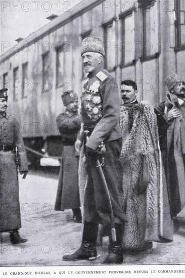 Grand Duke Nicholas, 1917, Saint Petersburg, Russia