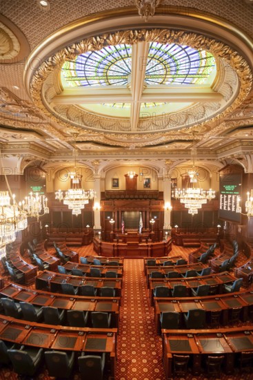 Springfield, Illinois, The House of Representatives chamber in the Illinois state capitol building