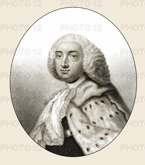 John Perceval, 2nd Earl of Egmont, 1711-1770, a British politician, genealogist