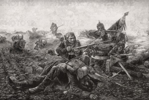 Battle of Dijon on 23rd January 1871, Franco-Prussian War